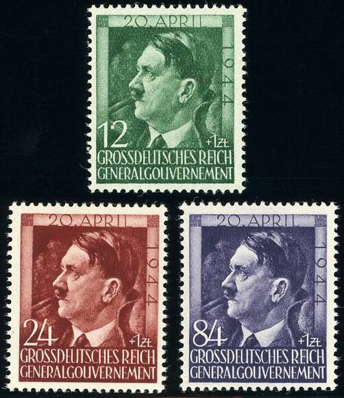 GG 1944 MiNr. 117-119