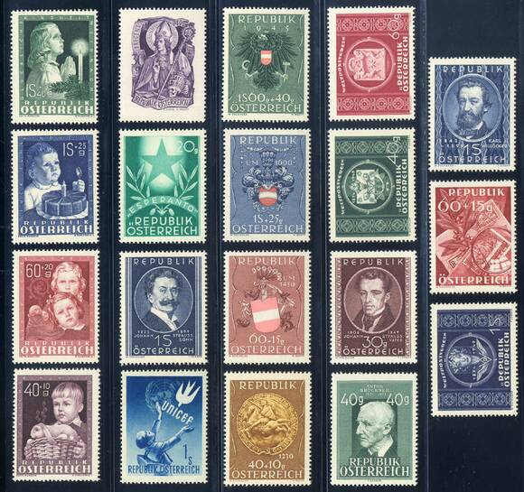 ÖSTERREICH 1949 Jahrgang komplett ÖSTERREICH 1949 Jahrgang komplett