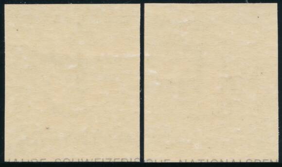 SCHWEIZ 1943 MiNr. 417-418 Einzelmarken aus Block 8