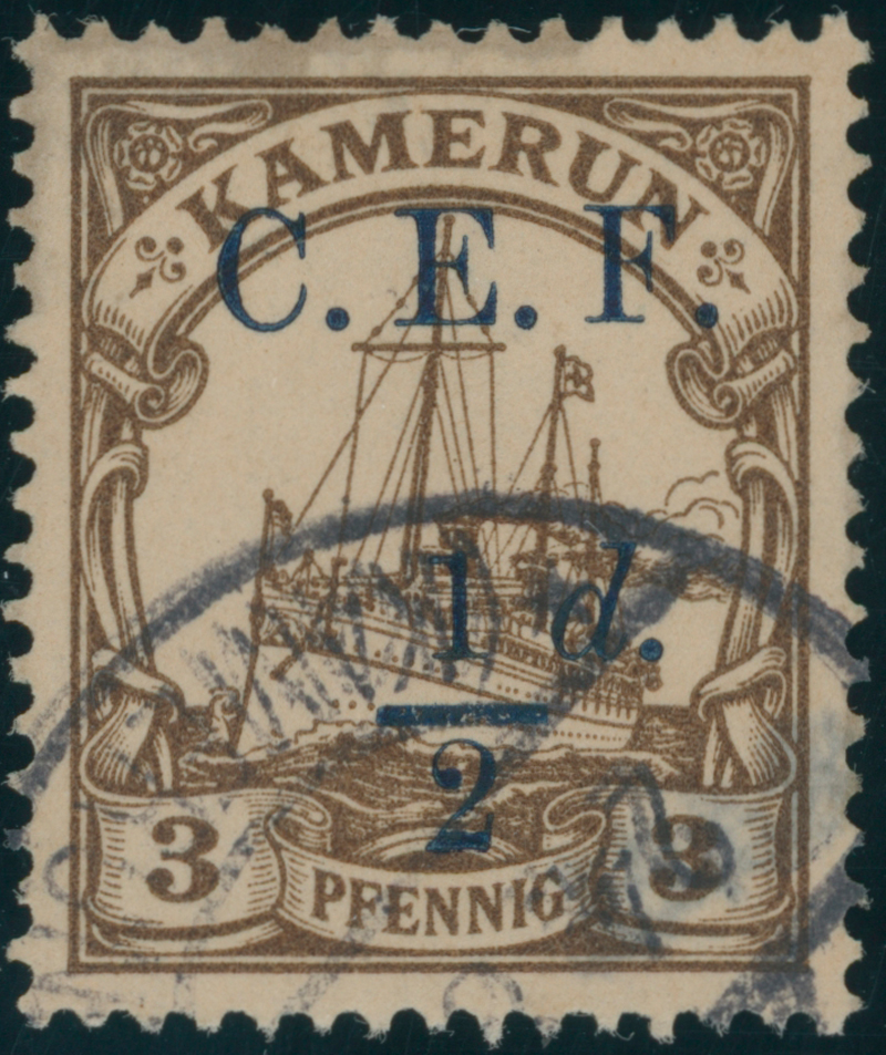 KAMERUN BRITISCHE BESETZUNG 1915 MiNr. 1
