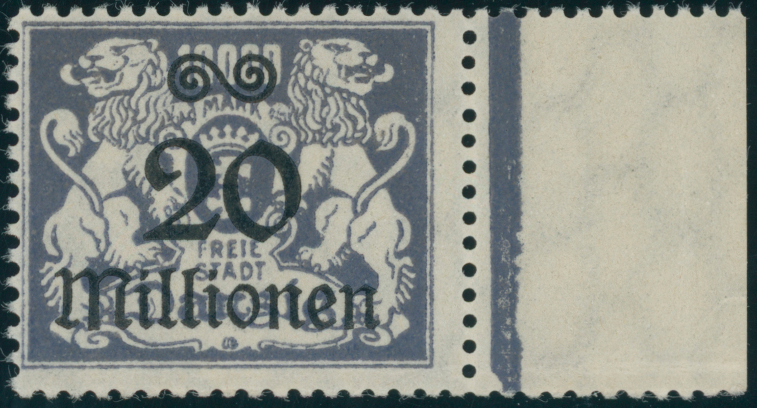 DANZIG 1923 MiNr. 170 X