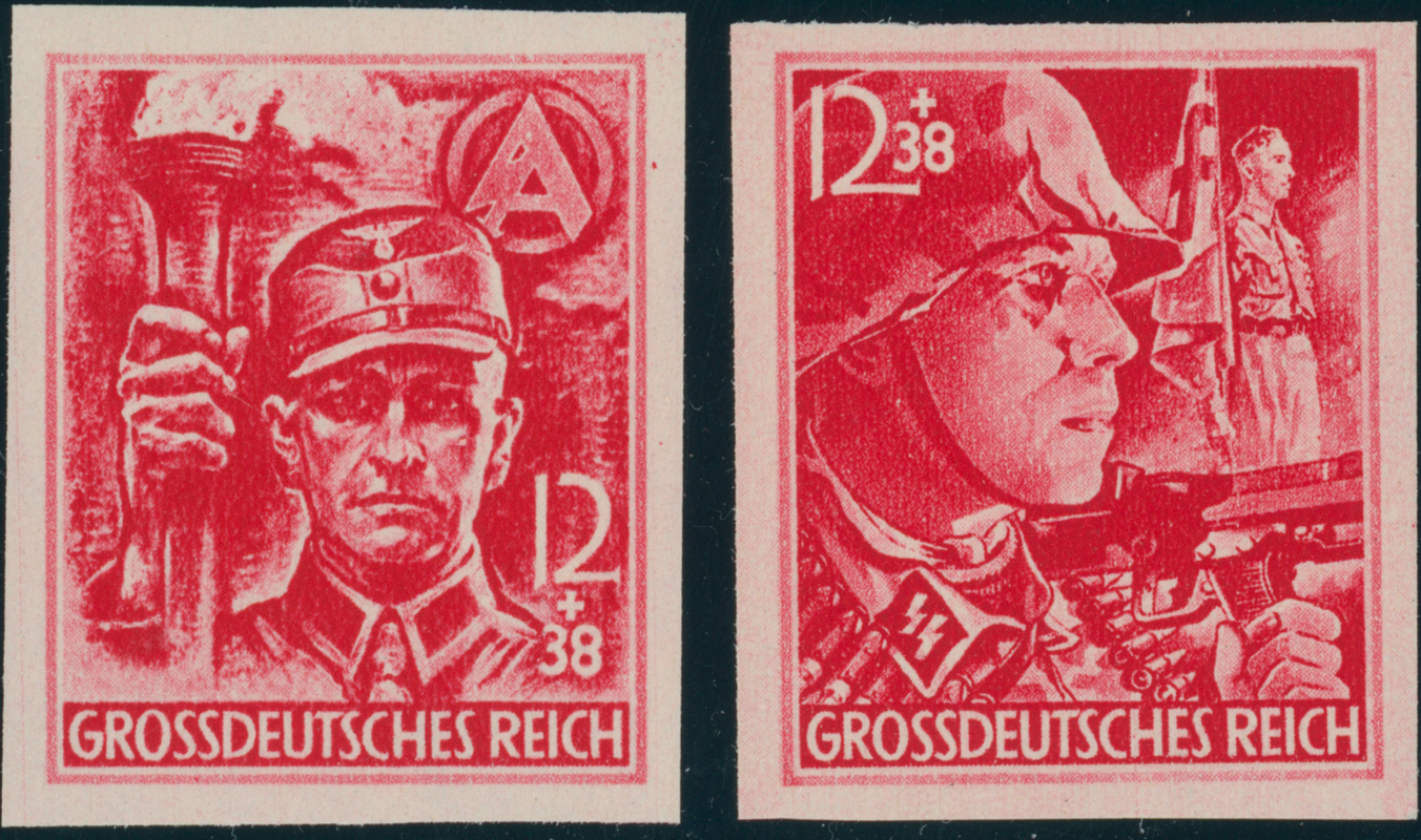 Deutsches Reich 1945 MiNr. 909-910 U