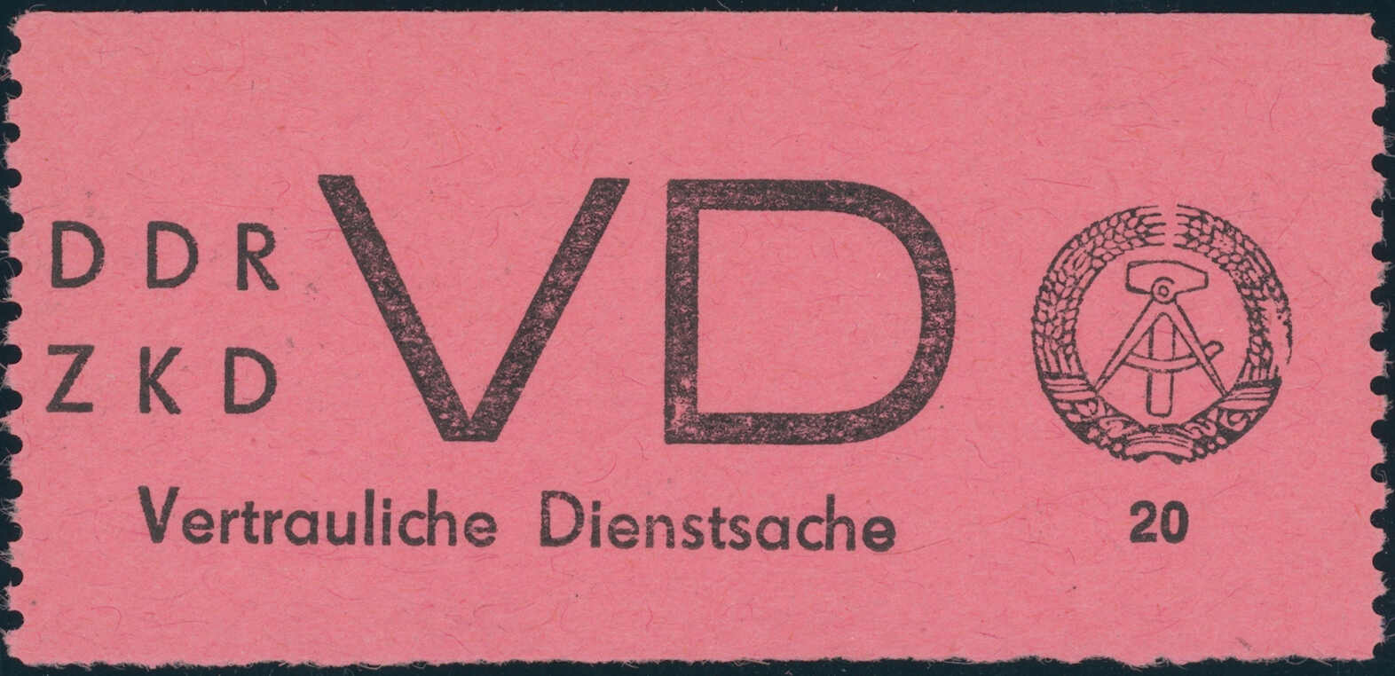 DDR-Dienst MiNr. D 2 II