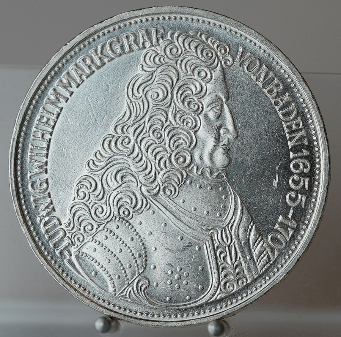 BRD 5 DM Markgraf von Baden 1955 G Jaeger 390