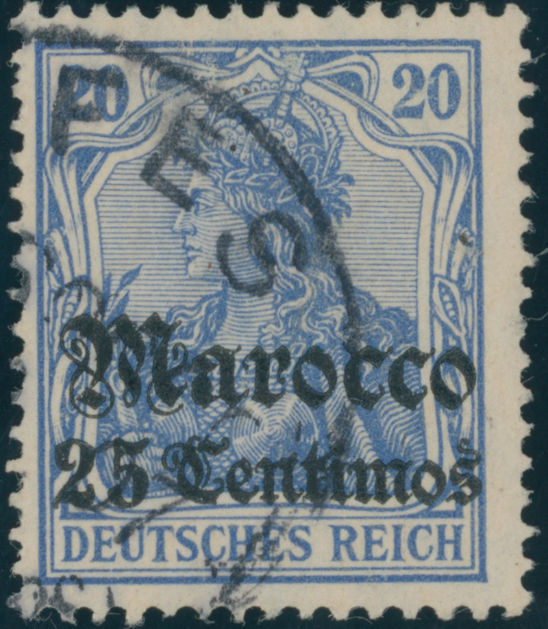 DP MAROKKO 1906 MiNr. 37 c
