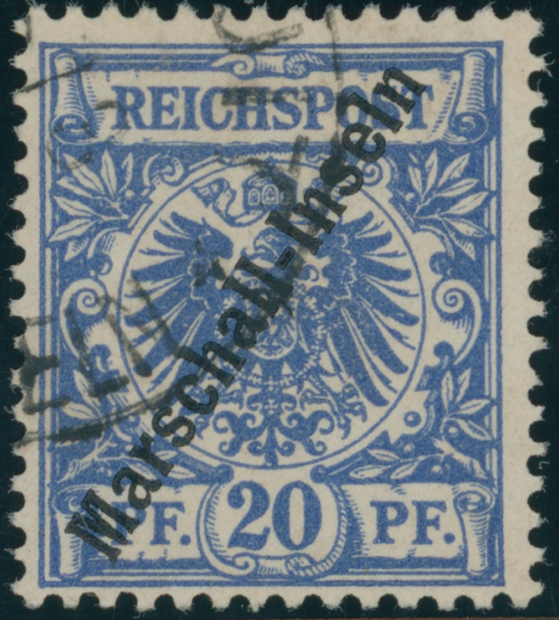 MARSHALL-INSELN 1899 MiNr. 4 II