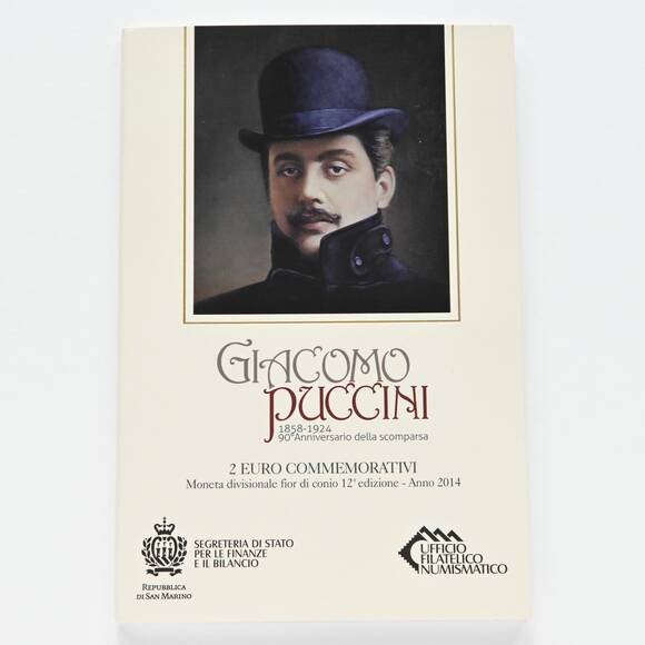 SAN MARINO 2 Euro 2014 Giacomo Puccini