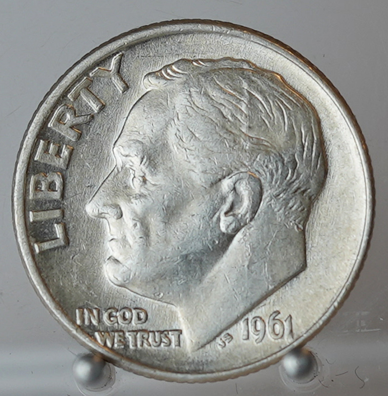 USA 1 Dime Silber Roosevelt aus 1946-1964