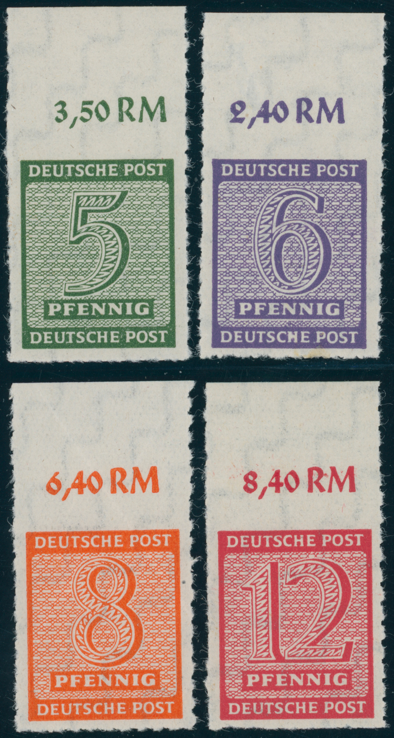 SBZ MiNr. 116-119 CX Oberrand