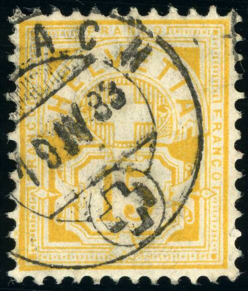 SCHWEIZ 1882 MiNr. 49