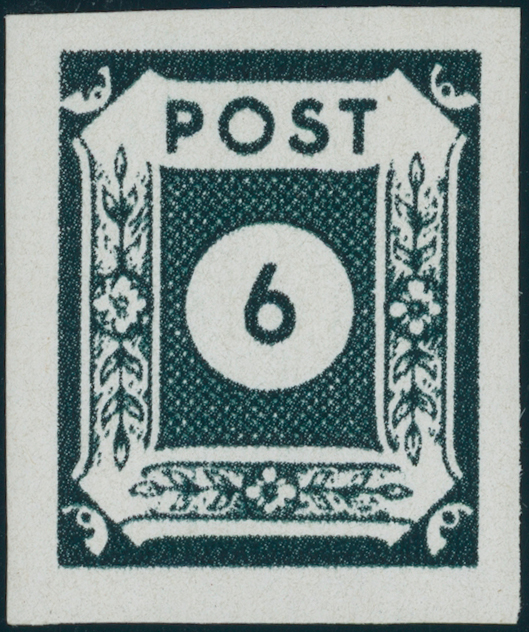 SBZ MiNr. 43 A c grünschwarz