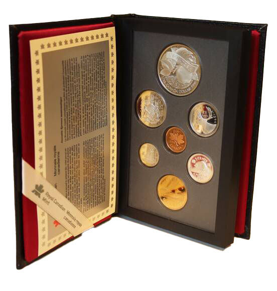 KANADA 1996 Proofset mit 1 Silberdollar John Mc Intosh KANADA 1996 Proofset mit 1 Silberdollar John Mc Intosh