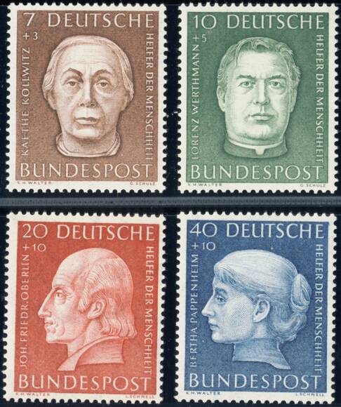 BRD 1954 MiNr. 200-203