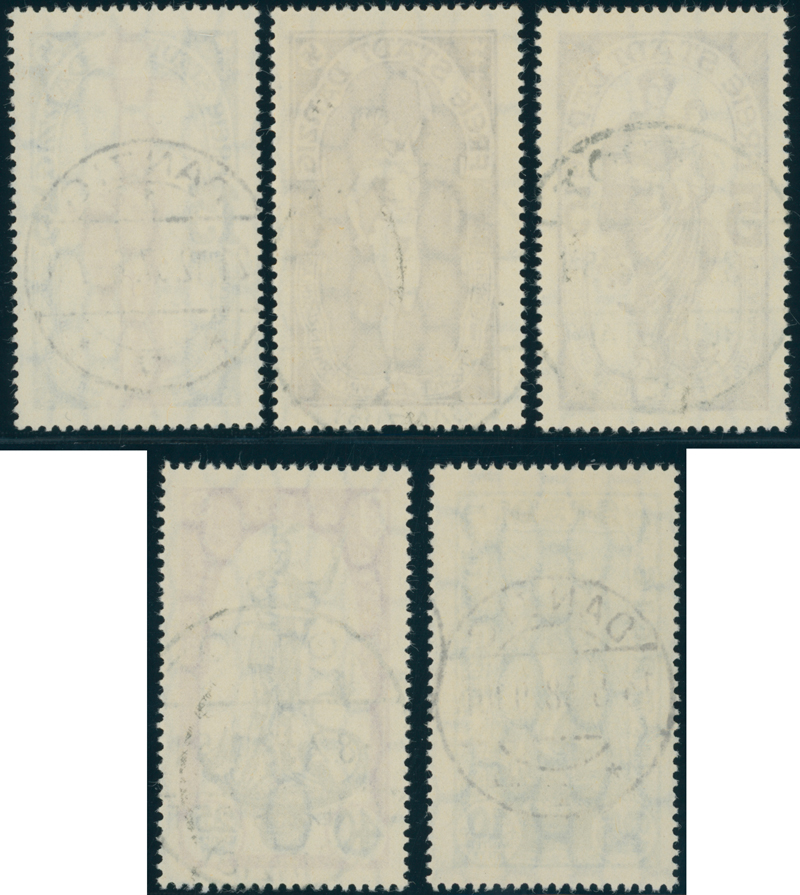 DANZIG 1937 MiNr. 276-280