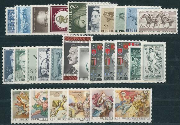 Österreich 1968 Jahrgang komplett Österreich 1968 Jahrgang komplett