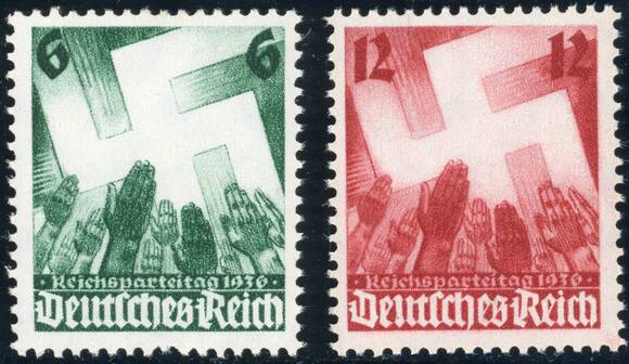 Deutsches Reich 1936 MiNr. 632-633