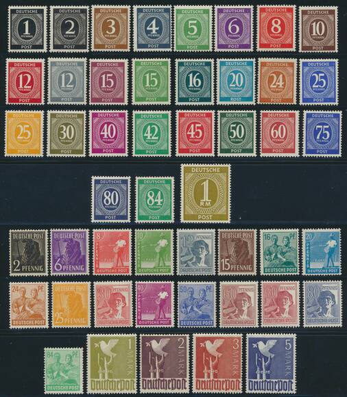 ALL.BES. 1946 MiNr. 911-937 und 943-962 ALL.BES. 1946 MiNr. 911-937 und 943-962