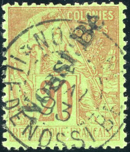 NOSSI-BE 1893 MiNr. 25 I