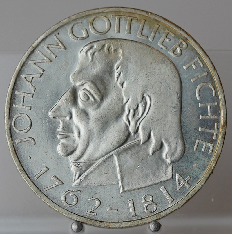 BRD 5 DM Fichte 1964 J, Jaeger 393