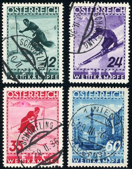ÖSTERREICH 1936 MiNr. 623-626 ÖSTERREICH 1936 MiNr. 623-626