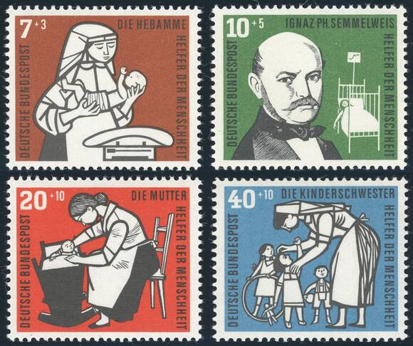 BRD 1956 MiNr. 243-246