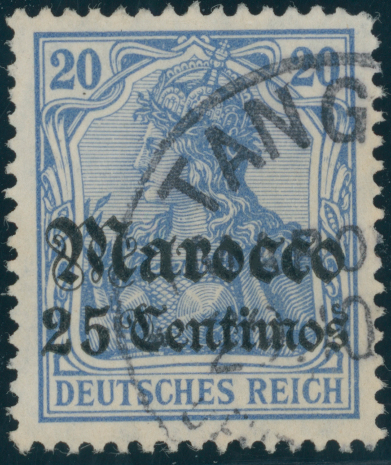 DP MAROKKO 1906 MiNr. 37 b