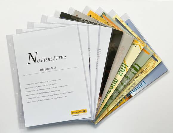 NUMISBLÄTTER der Deutschen Post Jahrgang 2011 komplett NUMISBLÄTTER der Deutschen Post Jahrgang 2011 komplett