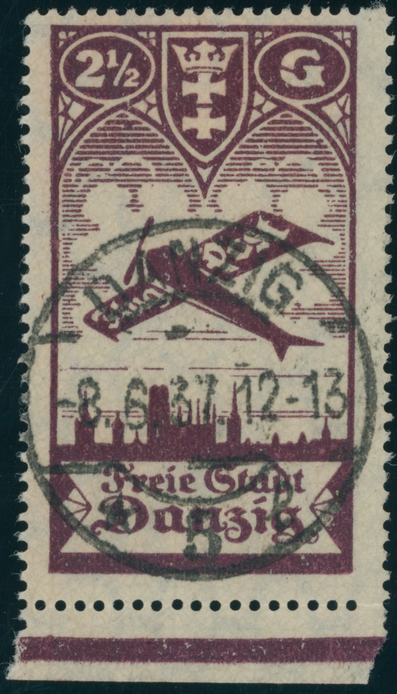 DANZIG 1924 MiNr. 206 B PF II