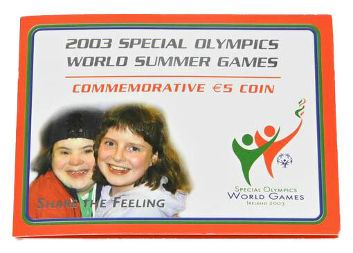 BELGIEN 5 Euro 2003 Special Olympics