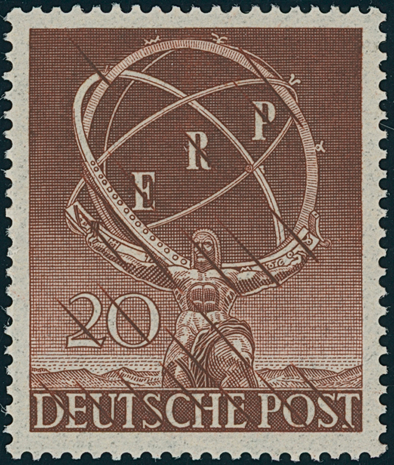 BERLIN 1950 MiNr. 71 P Probedruck