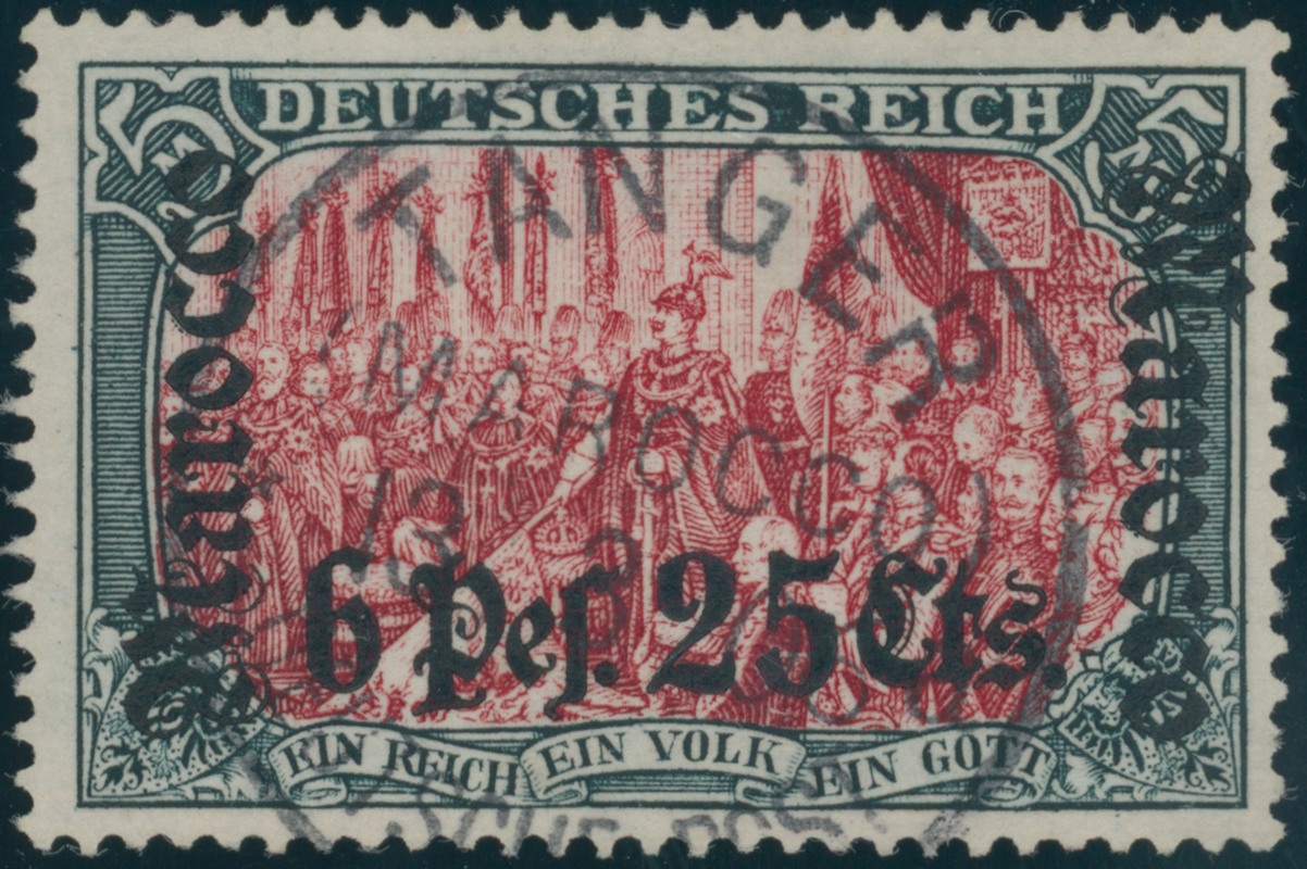 DP MAROKKO 1905 MiNr. 33 A