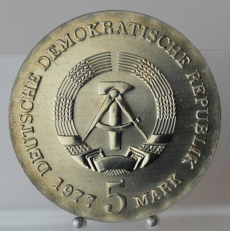 DDR 5 Mark 1977 Friedrich Ludwig Jahn Jaeger 1564
