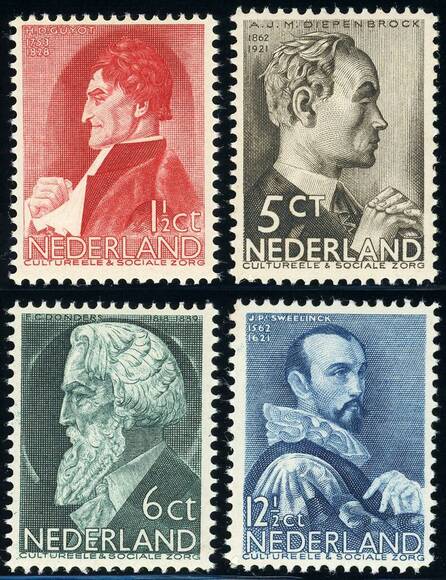 NIEDERLANDE 1936 MiNr. 291-294