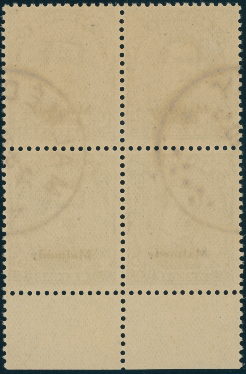 MALMÉDY 1920 MiNr. 2 A I PF Viererblock