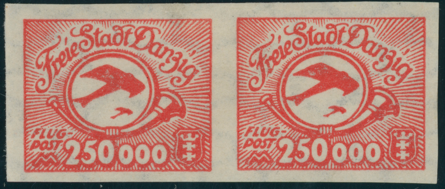 DANZIG 1923 MiNr. 177 U (2)