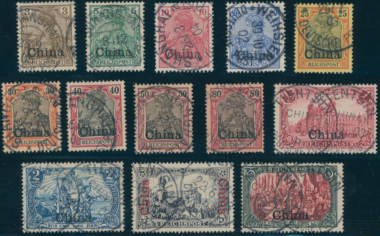 DP CHINA 1901 MiNr. 15-27