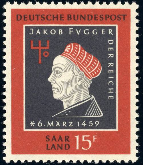 SAARLAND 1957 MiNr. 445