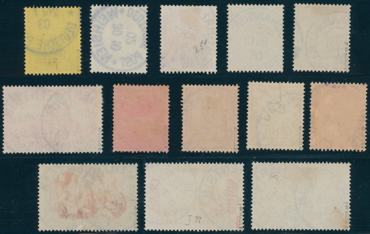 DP CHINA 1901 MiNr. 15-27