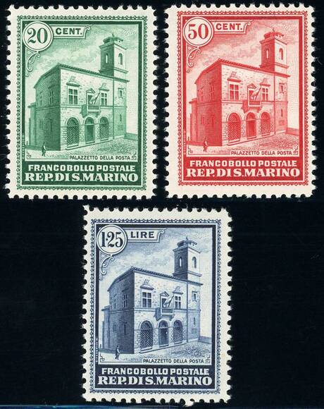 SAN MARINO 1932 MiNr. 175-177