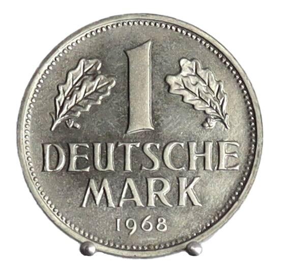 BRD 1 Deutsche Mark 1968 J Jaeger 385 Top-Erhaltung
