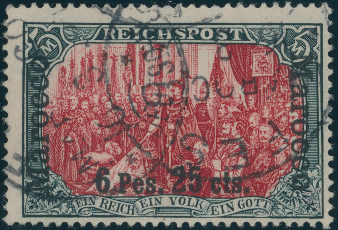 DP MAROKKO 1903 MiNr. 19 II