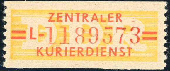 DDR-Dienst MiNr. B 17 L N