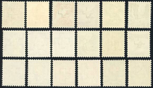 SCHWEIZ 1938 Dienst 28-45