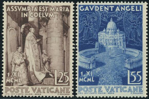 VATIKAN 1951, MiNr. 178-79