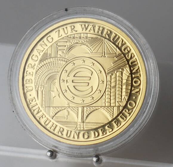 BRD 100 Euro Gold 2002 A Einführung des Euro