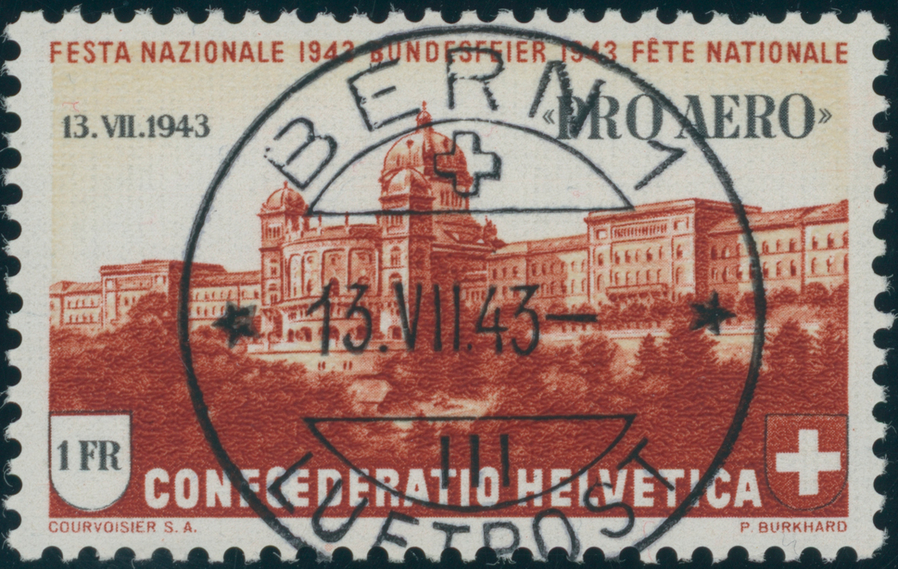 SCHWEIZ 1943 MiNr. 422 Vollstempel