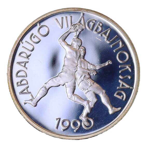 UNGARN 500 Forint 1988 Fußball-WM 1990 in Italien