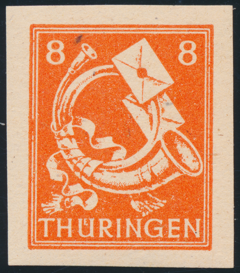 SBZ MiNr. 96 AX w U, ungezähnt