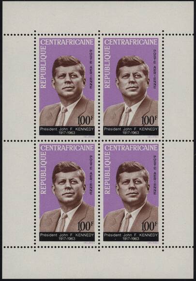 ZENTRALAFRIKANISCHE REPUBLIK 1964 Block 3