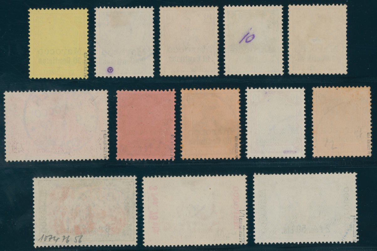 DP MAROKKO 1900 MiNr. 7-19